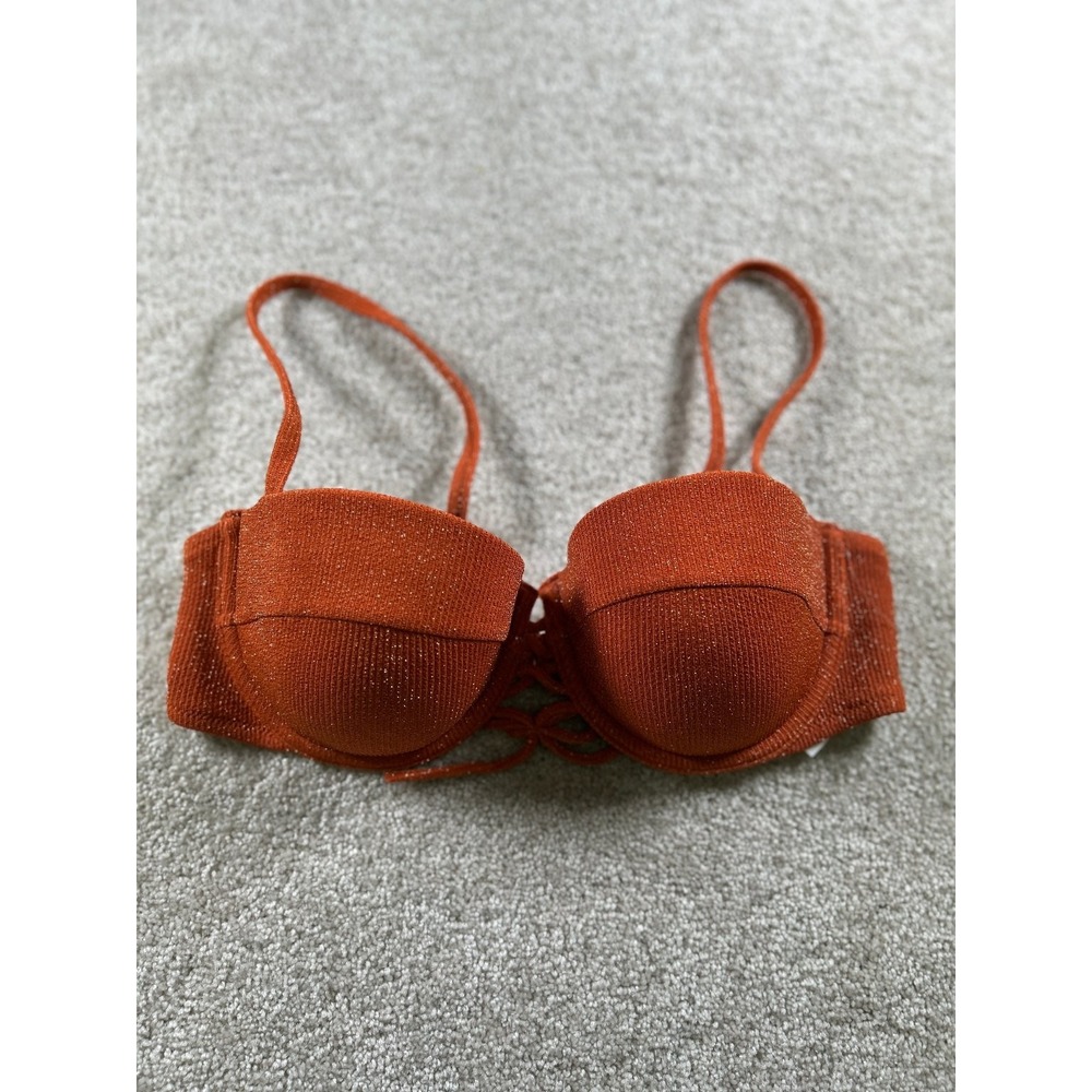 Shade & Shore Swimwear Women's Brown 34C Padded Adjustable Strap